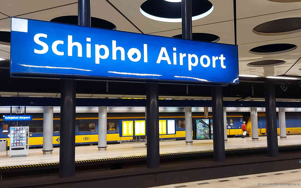Iets meer reizigers op station Schiphol, nog steeds nummer vijf van Nederland