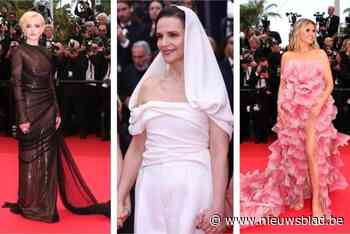 Maagdelijk wit met een streepje bloot: zo zag de eerste rode loper van het Filmfestival van Cannes eruit
