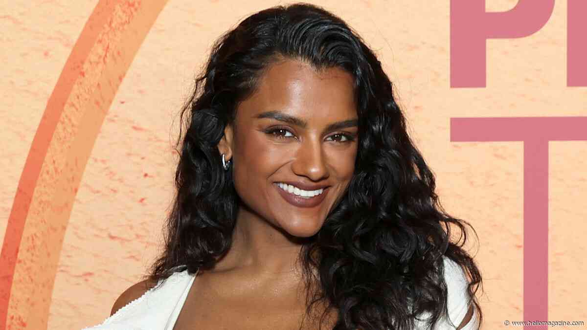 Simone Ashley schools us on how to style white jeans for SS25