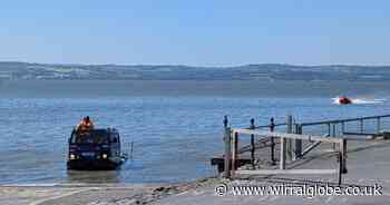 Two brought safely to shore after getting caught in rising tide off Wirral coast