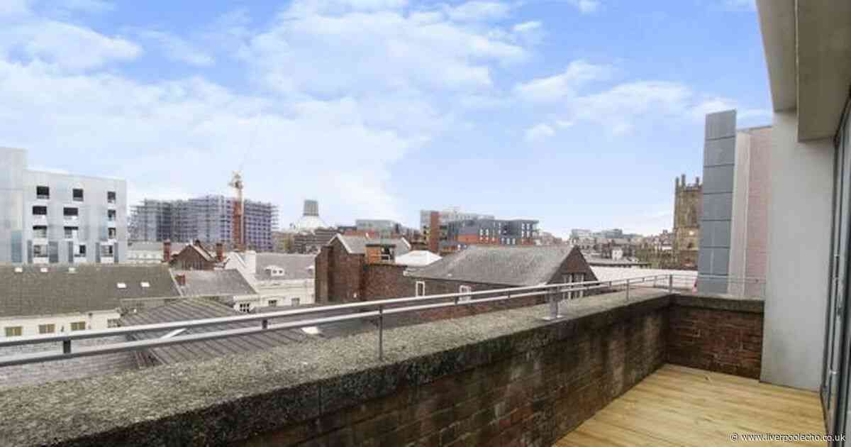 Liverpool apartment overlooking the city with 'views of the Welsh mountains on the horizon'