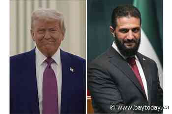 Trump meets with Syria's former-insurgent-turned-leader in Saudi Arabia