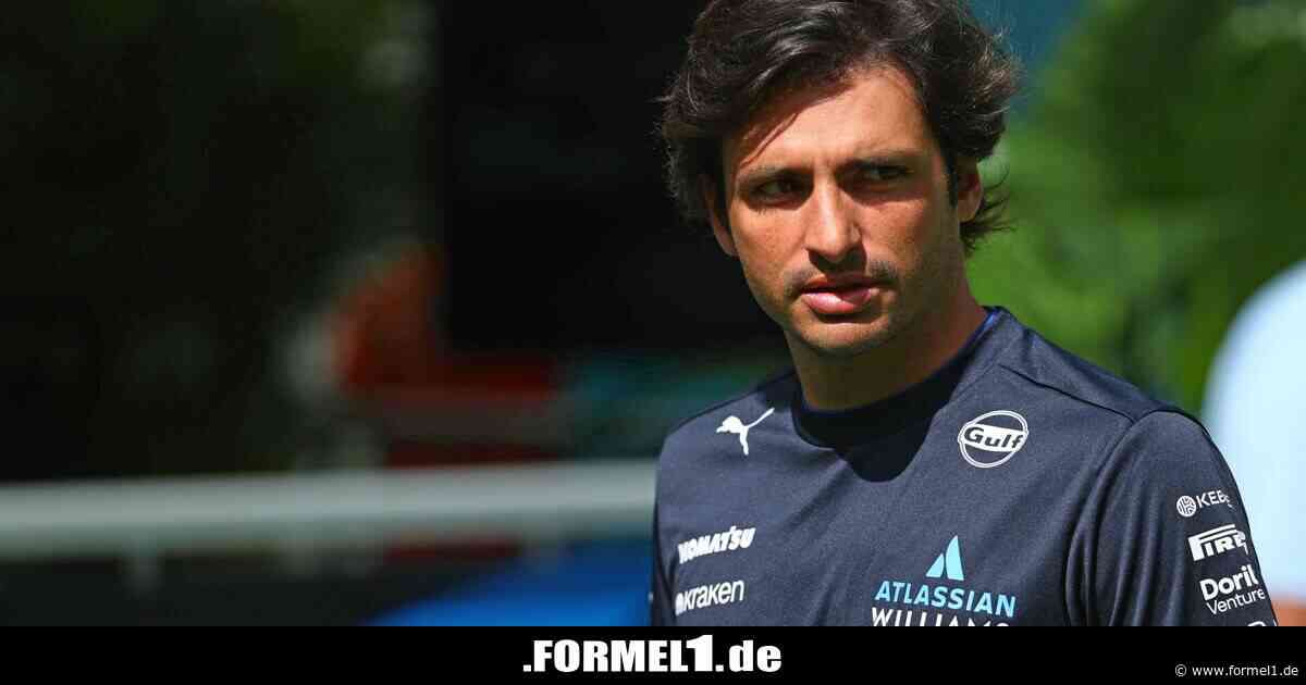 Im Williams FW45: Carlos Sainz weiht neuen Formel-1-Kurs in Madrid ein