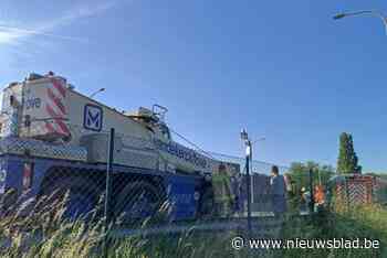 Probleem met remmen van kraan: brandweer opgeroepen voor rookontwikkeling