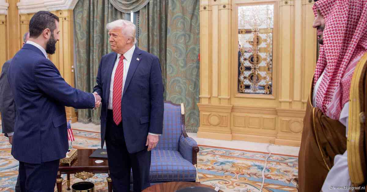 Trump dringt tijdens ontmoeting met Syrische leider al-Sharaa aan op erkenning Israël