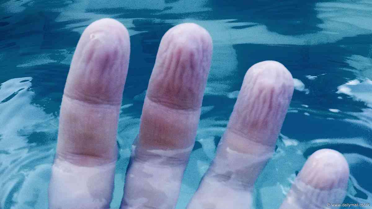 Scientists reveal the real reason why your fingers wrinkle when you soak in the bath
