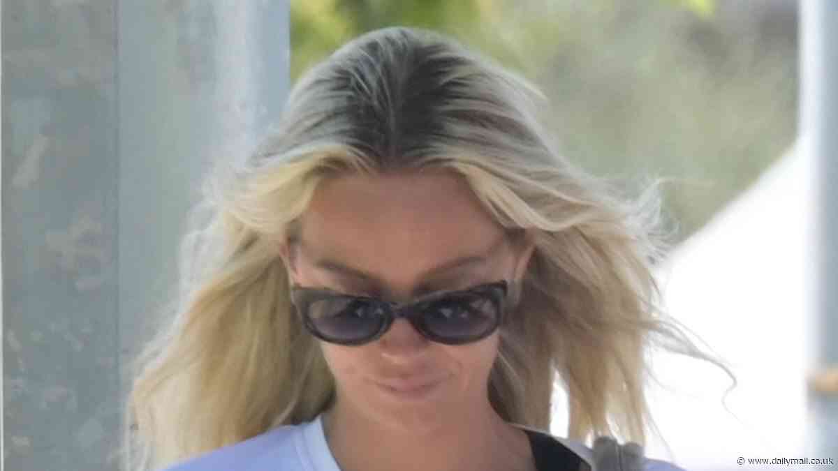 James Argent's 'severely hurt' ex-girlfriend Nicoline Artursson is seen for the first time as eyewitness claims he 'threw objects' at her after he pushed her down steps