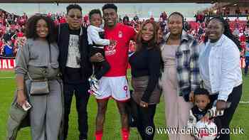 Premier League striker in an induced coma: Devout Christian Taiwo Awoniyi rose from poverty in Nigeria alongside childhood sweetheart - but now has family praying for him after smashing into a goalpost
