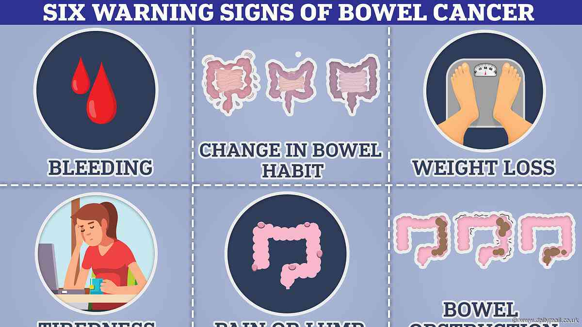 Little-known type of pain could be earliest sign of deadly bowel cancer, doctor warns - as cases surge in under 50s