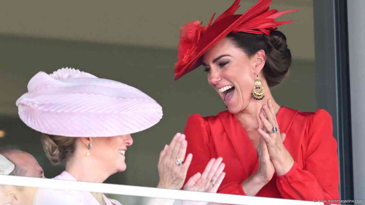 Princess Kate 'borrows' Duchess Sophie’s Victoria Beckham trousers - and they're so flattering 