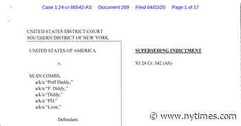 Why Was Sean ‘Diddy’ Combs Arrested? Read the Full Indictment