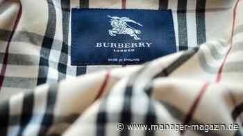 Bei Burberry stehen 1700 Jobs auf der Kippe
