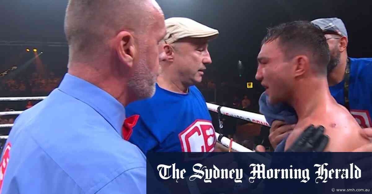 Garside's rival fumes over stoppage