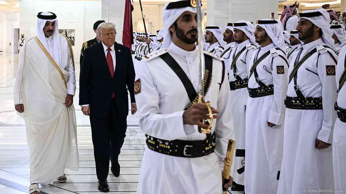 Trump touches down in Qatar amid controversy over luxury jet gift and hopes for Gaza ceasefire
