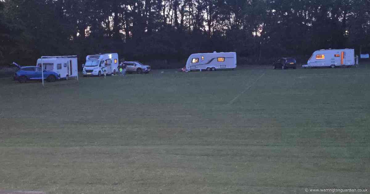 Travellers served with notice ordering caravans off playing fields