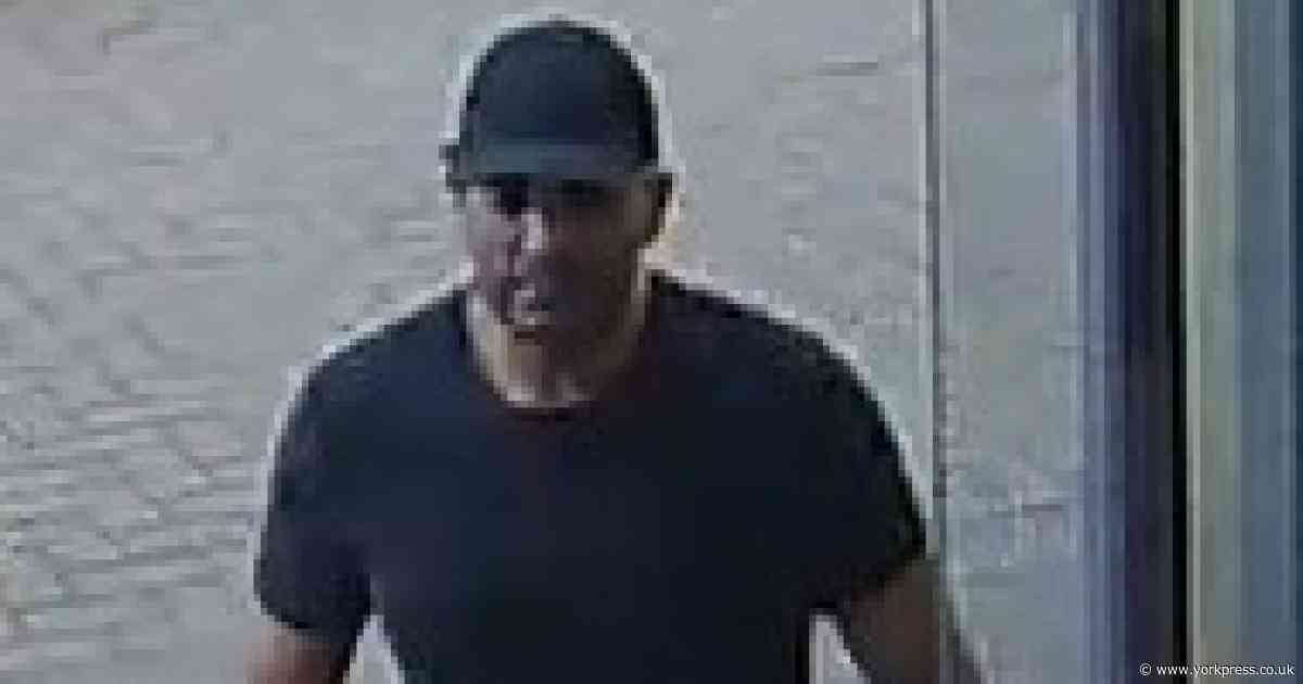 Thief raids shop in North Yorkshire town
