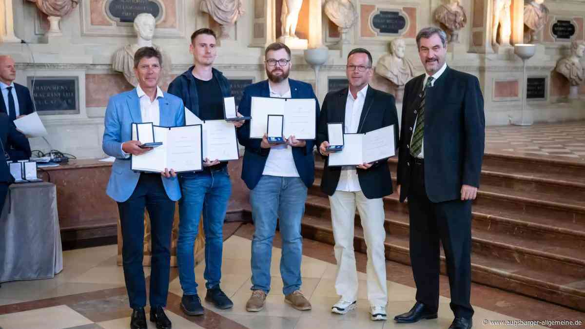Lebensretter von Bergheim werden in München mit Medaille ausgezeichnet