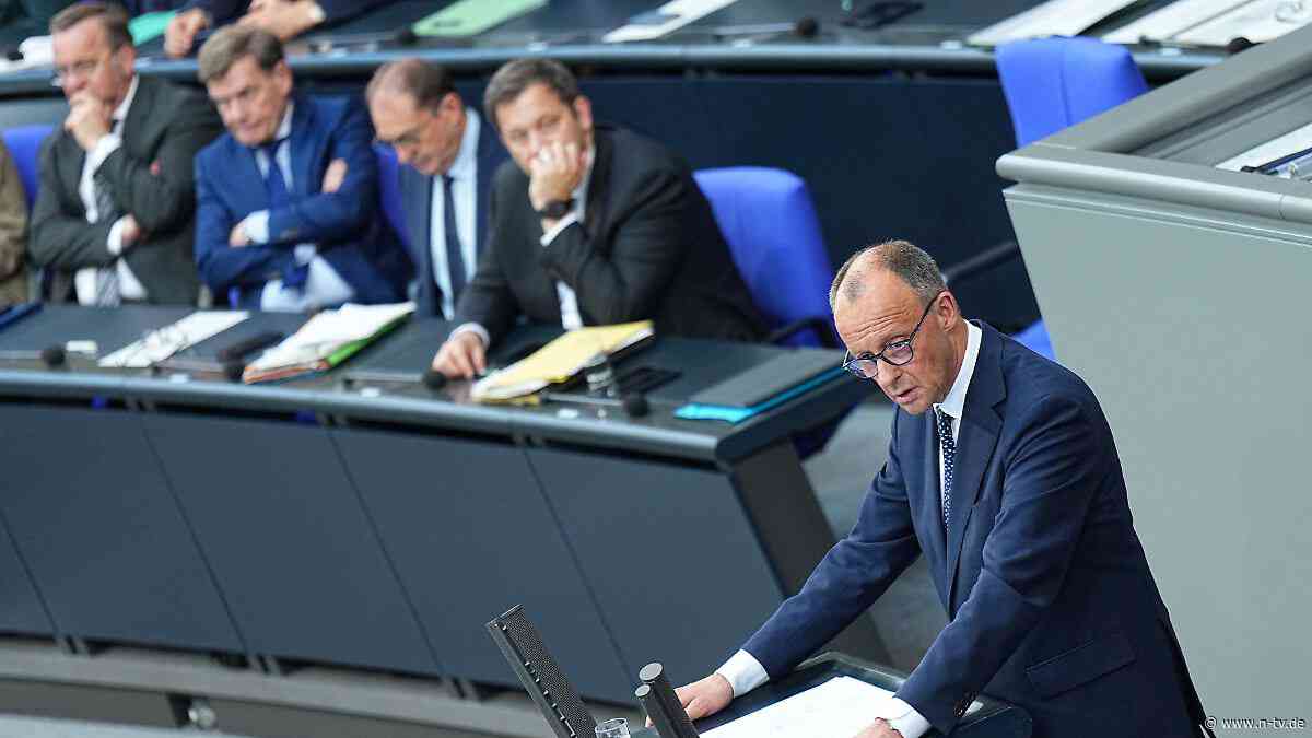 "Wohlstand für alle" erneuern: Merz will Deutschland zur "Wachstumslokomotive" machen