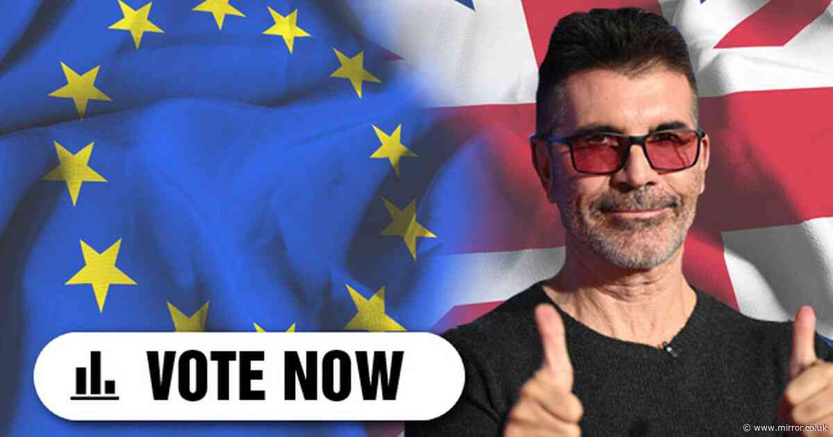 Simon Cowell thinks we should have a second Brexit referendum - do you agree?