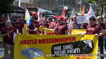 Protest gegen Nestlé-Schrumpfkurs