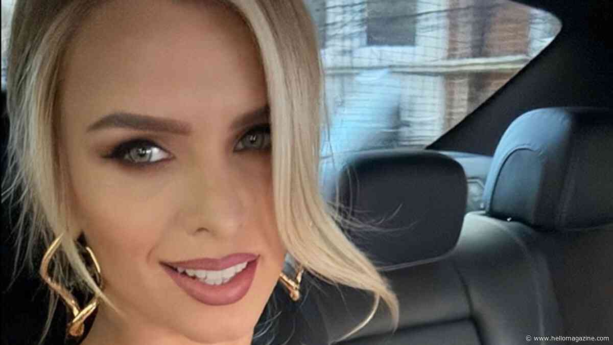 Nadiya Bychkova dazzles in slip dress as she attends star-studded birthday