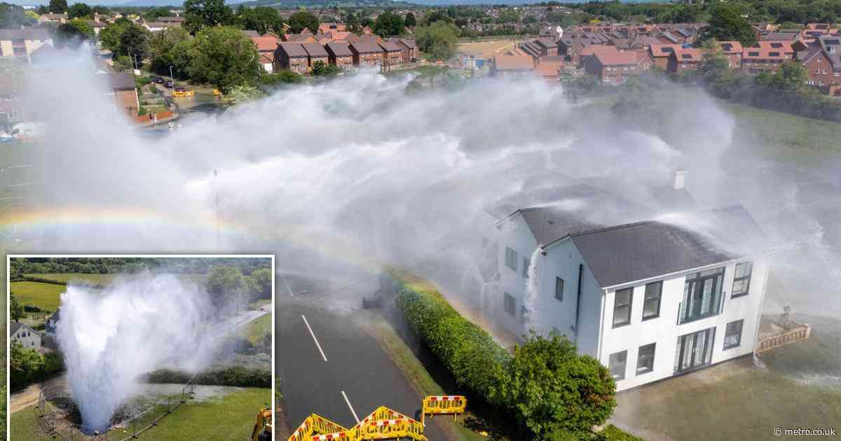 Thousands of gallons of water covers homes after main bursts in Gloucester