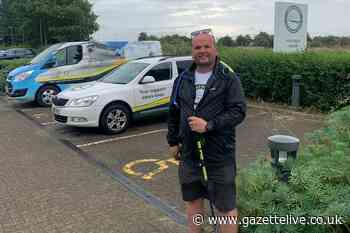 Trucker's horrific tale of being impaled by forklift and being reunited with rescuers