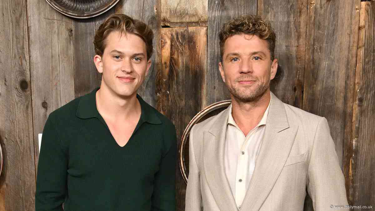 Reese Witherspoon's ex Ryan Phillippe, 50, and mini-me son Deacon, 21, could pass for BROTHERS