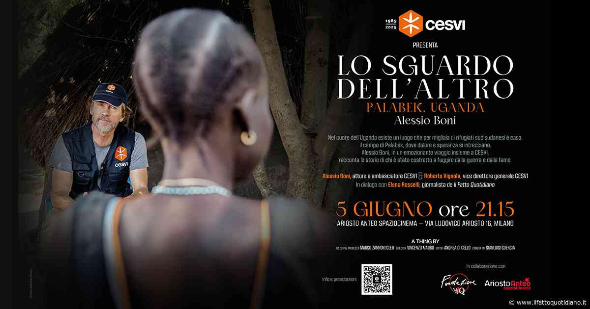 Alessio Boni presenta ‘Lo sguardo dell’altro il 5 giugno a Milano. “In Uganda c’è un luogo dove i rifugiati ritrovano la speranza: Palabek”