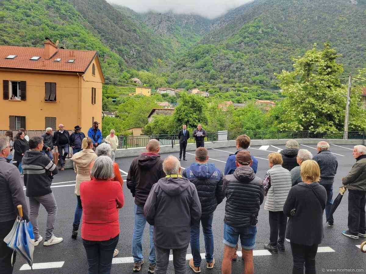 Inauguration d’un nouveau parking à 150 mètres du village à Fontan