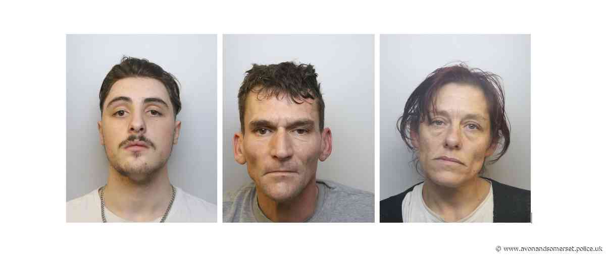 Trio jailed for cocaine and heroin supply in Weston-super-Mare