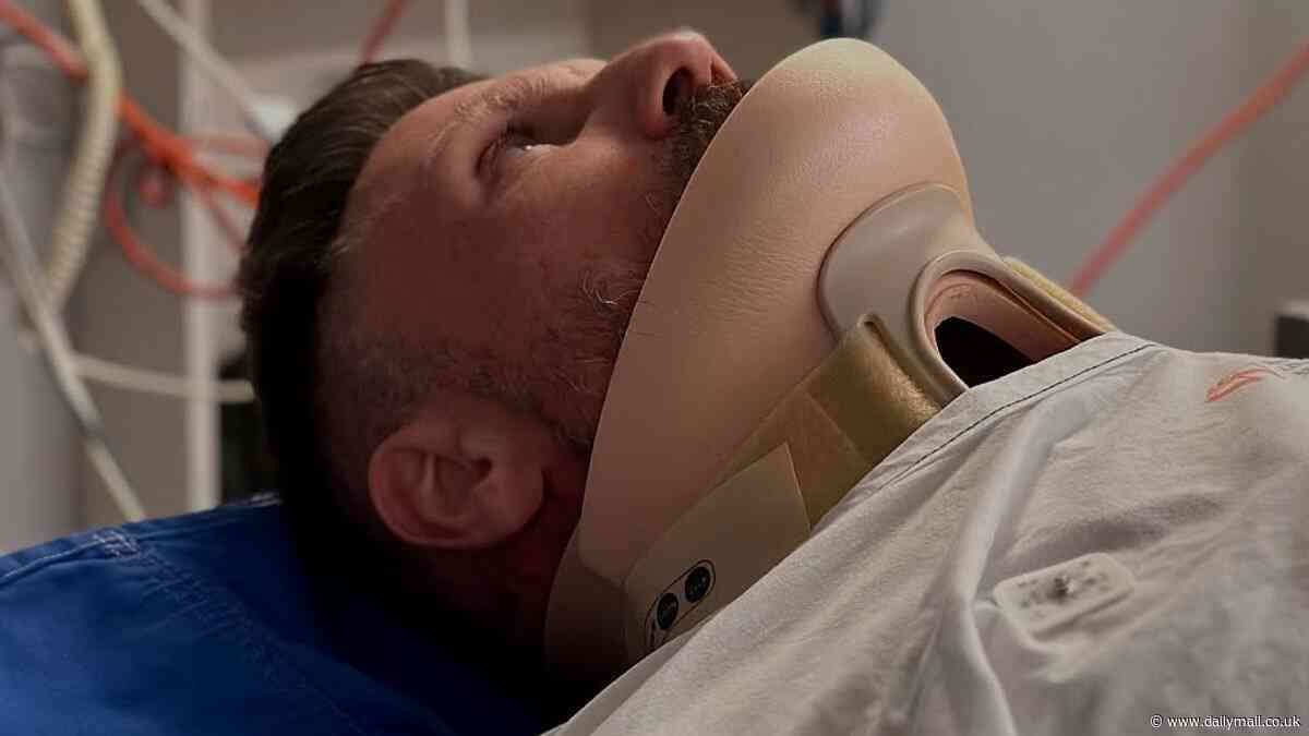Fox FM radio star shares serious warning as he's left with spinal injuries after being thrown from his motorcycle in horrific car collision: 'Would've saved me a lot of heartache'