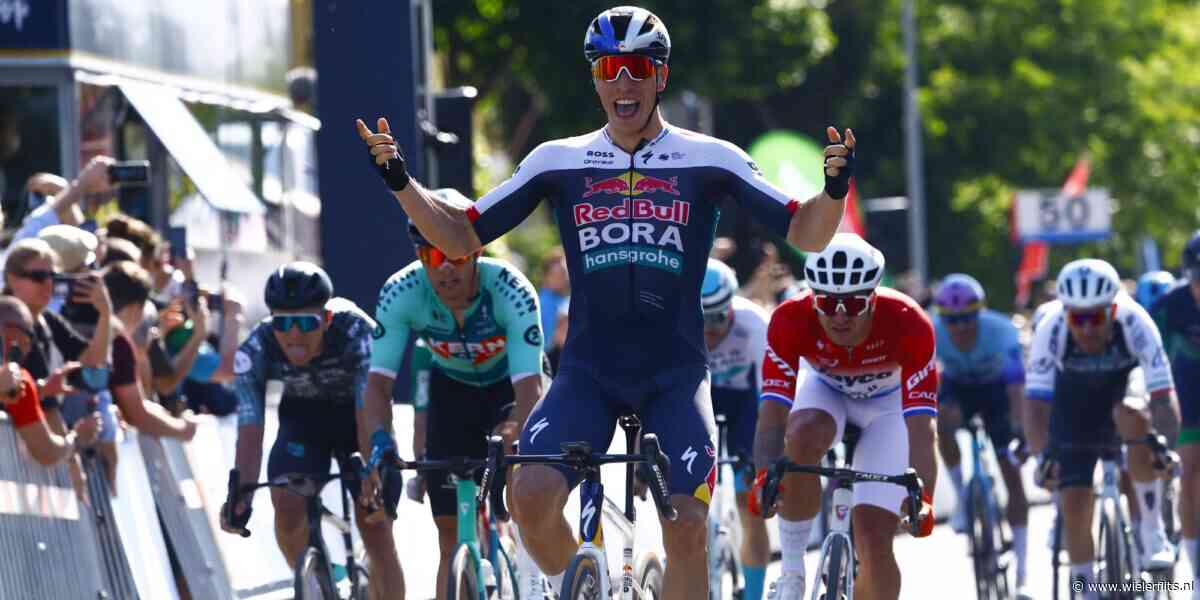 Lead out Danny van Poppel verrast de snelle mannen in Ronde van Hongarije