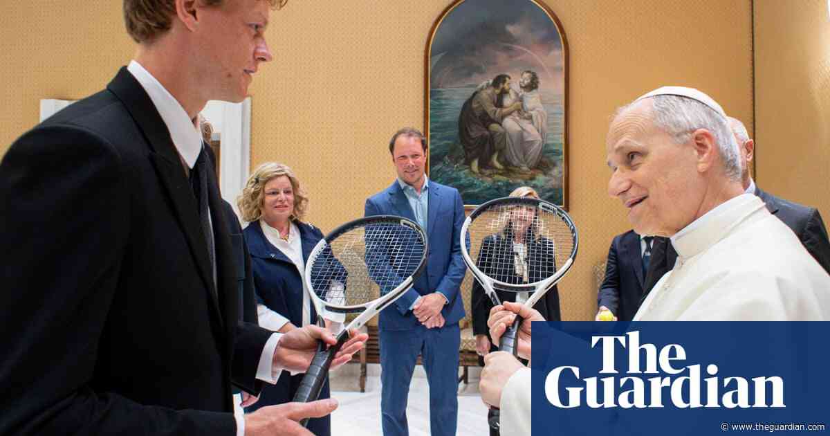 Sinner in the Vatican: tennis fan Pope Leo XIV meets Jannik