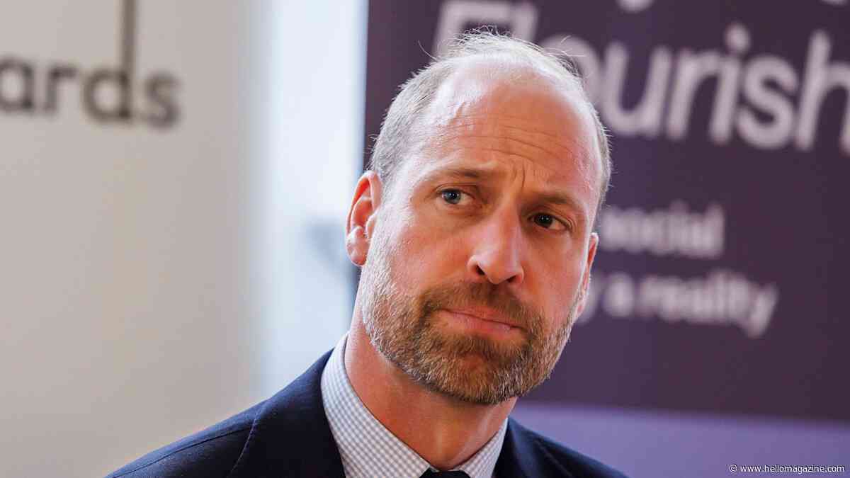 Prince William on the 'worst pain' he has ever endured as he reacts to big announcement