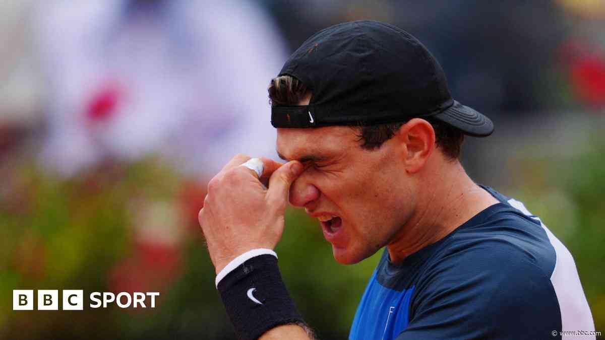 Draper edged out by Alcaraz in Rome quarter-finals