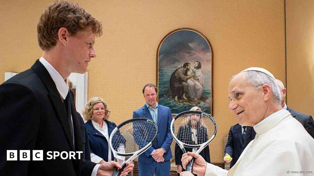 Sinner meets newly elected Pope at Vatican
