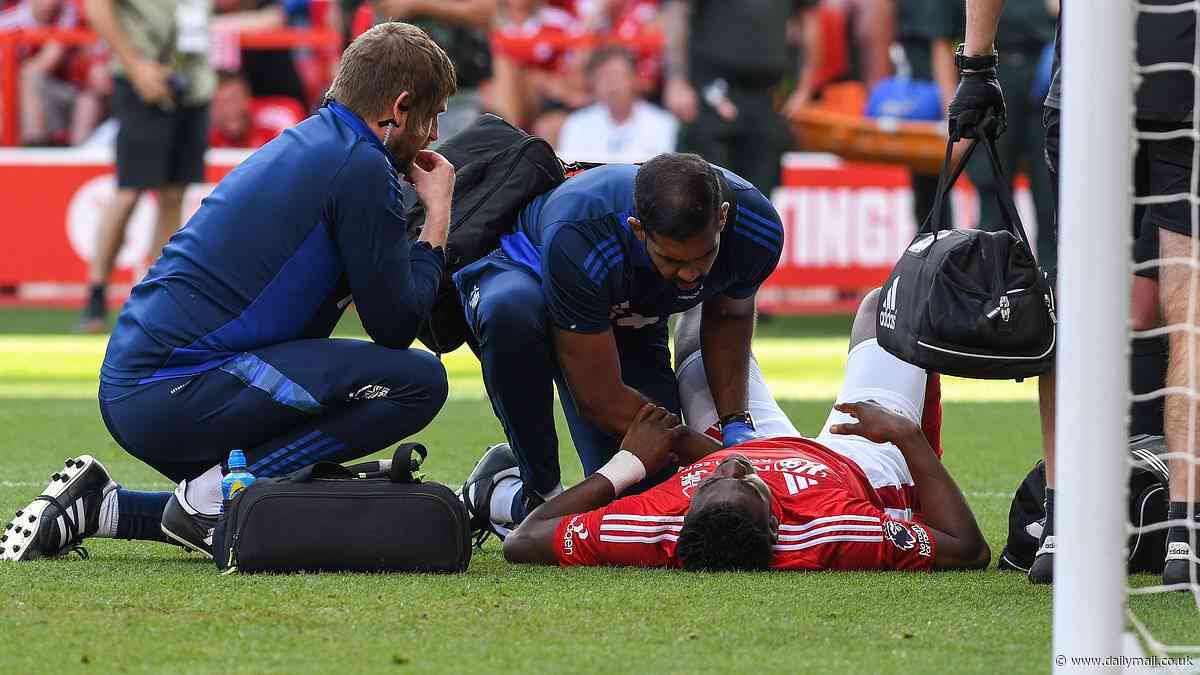 Nottingham Forest players to show support for Taiwo Awoniyi against West Ham after striker entered induced coma following emergency surgery on potentially fatal injury
