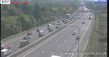 Live: Huge M5 queues after rush hour crash at Bristol