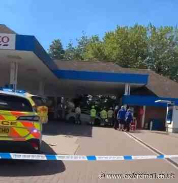 Major supermarket in Oxfordshire town apologises after cars crash into petrol station