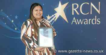 Colchester nurse honoured for research into colour blindness and support for staff