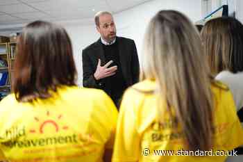 William describes grief as the ‘very worst pain’ as he backs charity merger