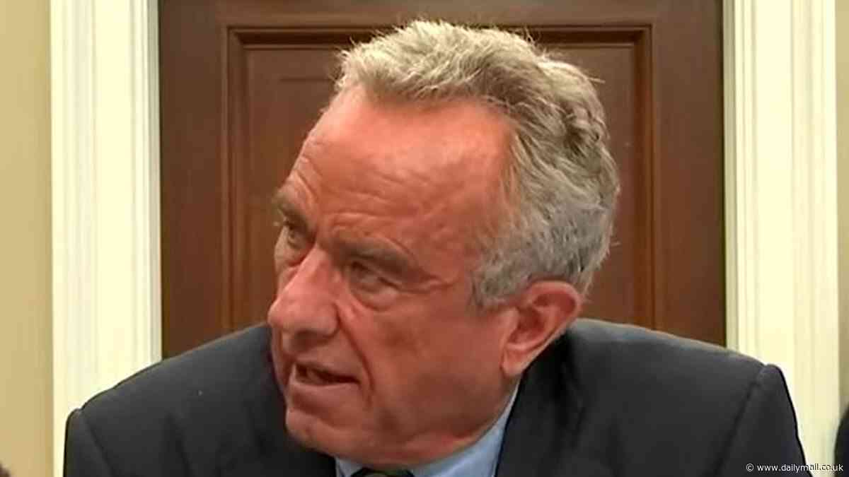 Moment RFK Jr calmly dismantles Republican over food dyes... before lawmaker's industry ties are exposed