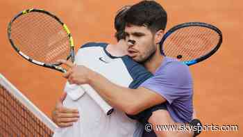 Alcaraz defeats Draper at Italian Open