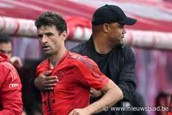 VIDEO. “Hij is een rolmodel”: afzwaaiend clubicoon Thomas Müller spreekt vol lof over Vincent Kompany