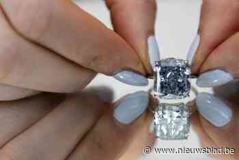 Zeldzame blauwe diamant onder de hamer voor 19 miljoen euro