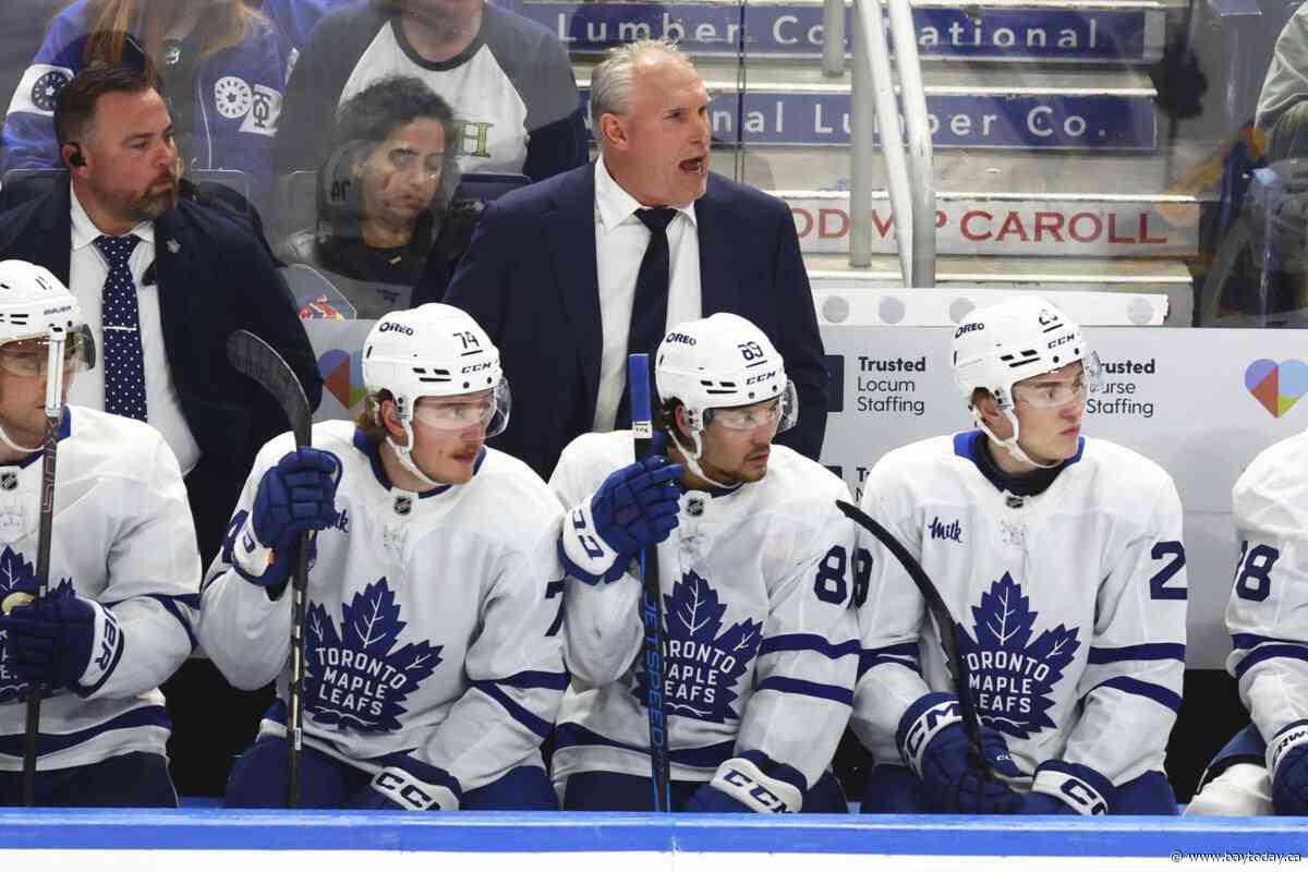 Leafs coach Craig Berube ponders Game 5 lineup changes; Rodrigues out for Panthers