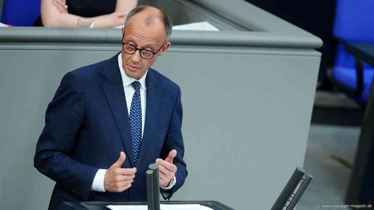 Regierungserklärung: Merz verspricht "Wohlstand für alle" und größere Armee