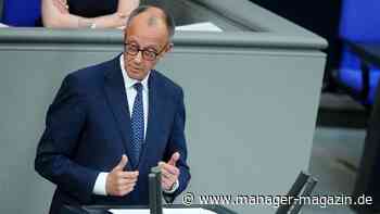 Regierungserklärung: Merz verspricht "Wohlstand für alle" und größere Armee