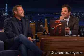 Jimmy Fallon Rips on Blake Shelton's New Album Cover [Watch]